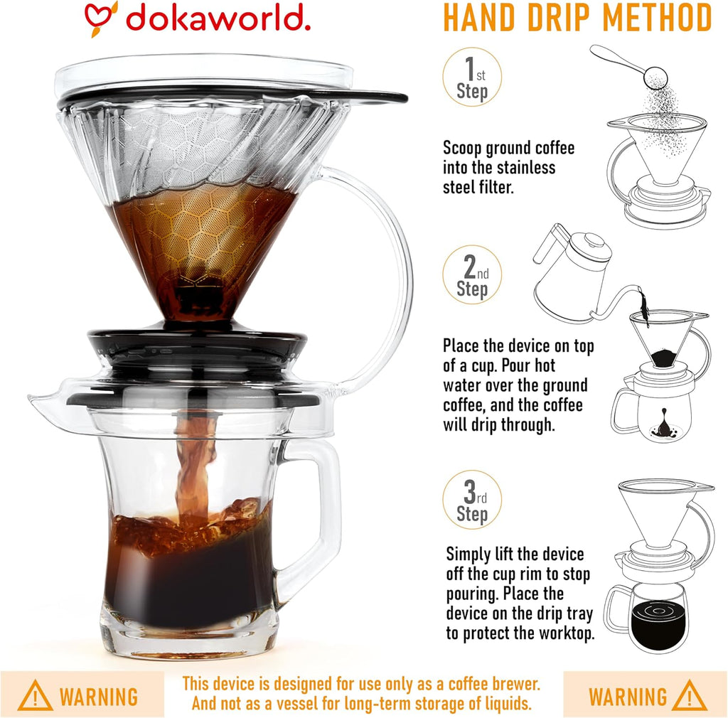 Pour Over Coffee Dripper