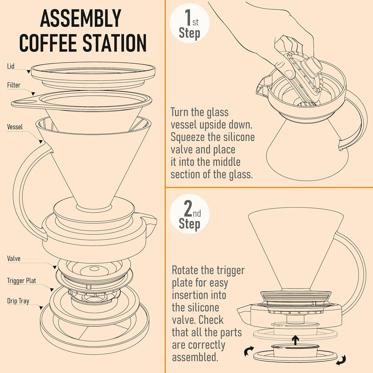 Pour Over Coffee Dripper