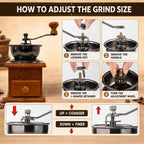 Vintage Wooden Coffee Grinder