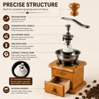 Vintage Wooden Coffee Grinder