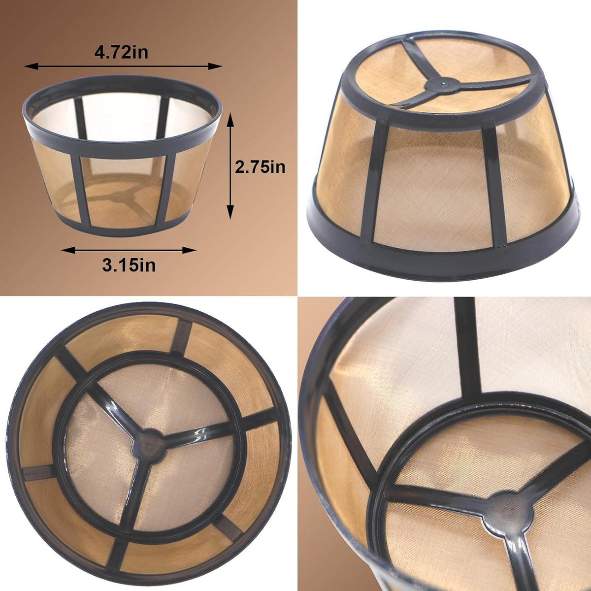 Reusable Coffee Filters – 2 Pack
