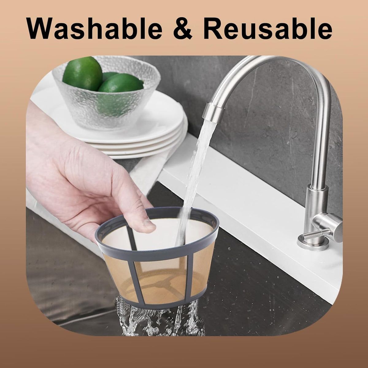 Reusable Coffee Filters – 2 Pack