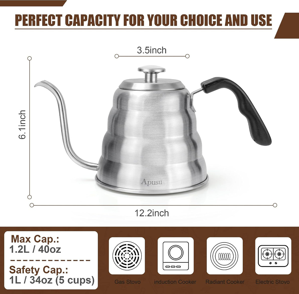 Gooseneck Pour Over Kettle