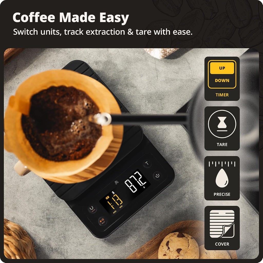 Greater Goods Coffee Scale with Timer