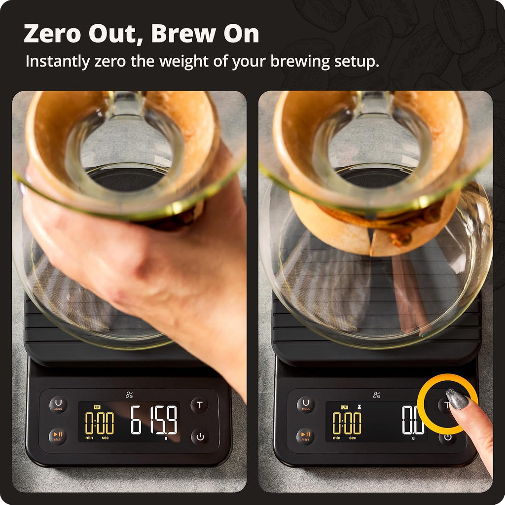 Greater Goods Coffee Scale with Timer