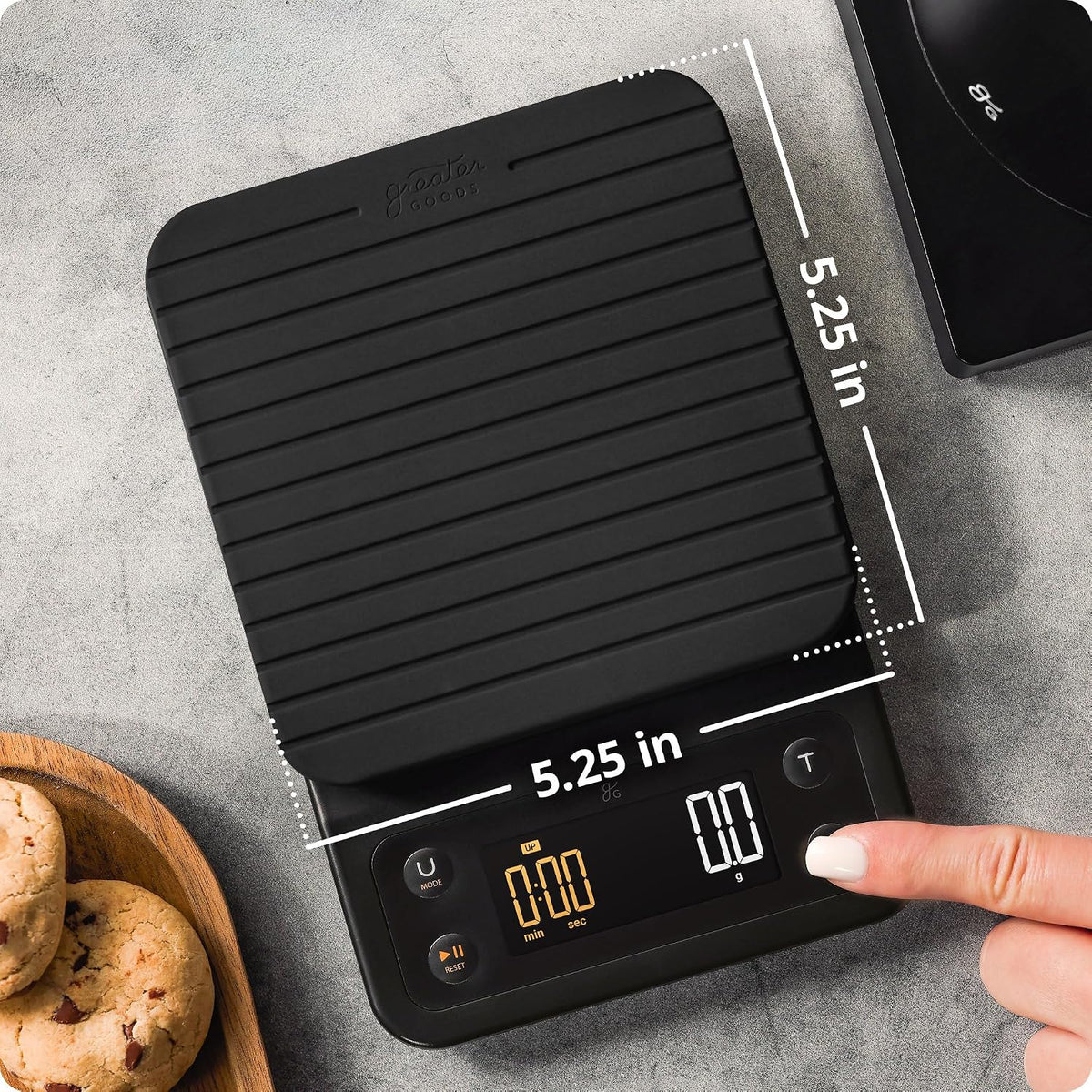 Greater Goods Coffee Scale with Timer