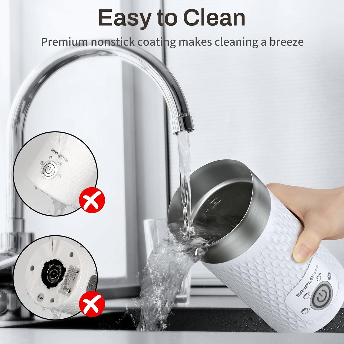 SIMPLETASTE 4-in-1 Milk Frother